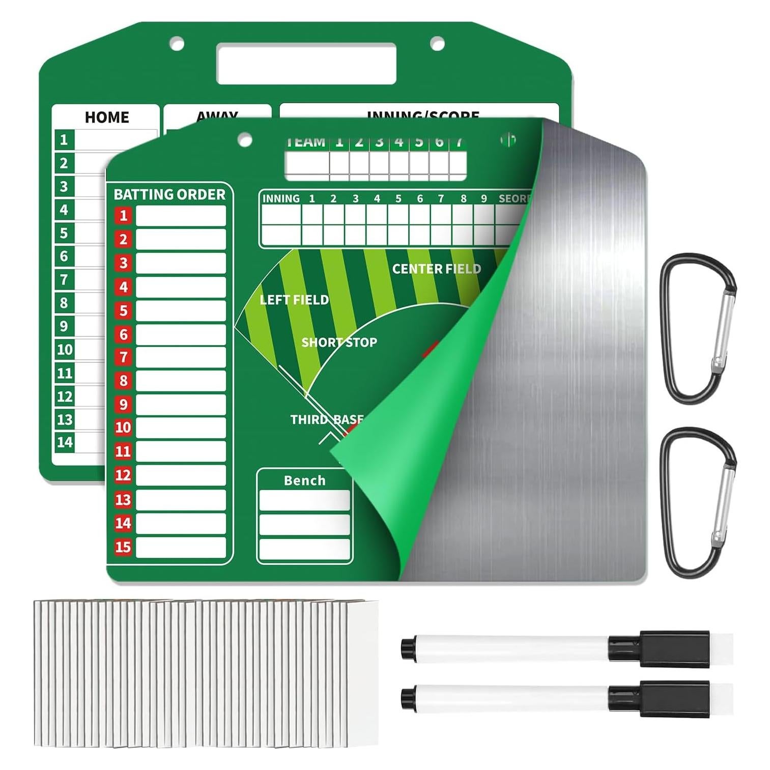 Tablero de Alineación de Béisbol Magnético AHNHSKY 32.5x28.5cm