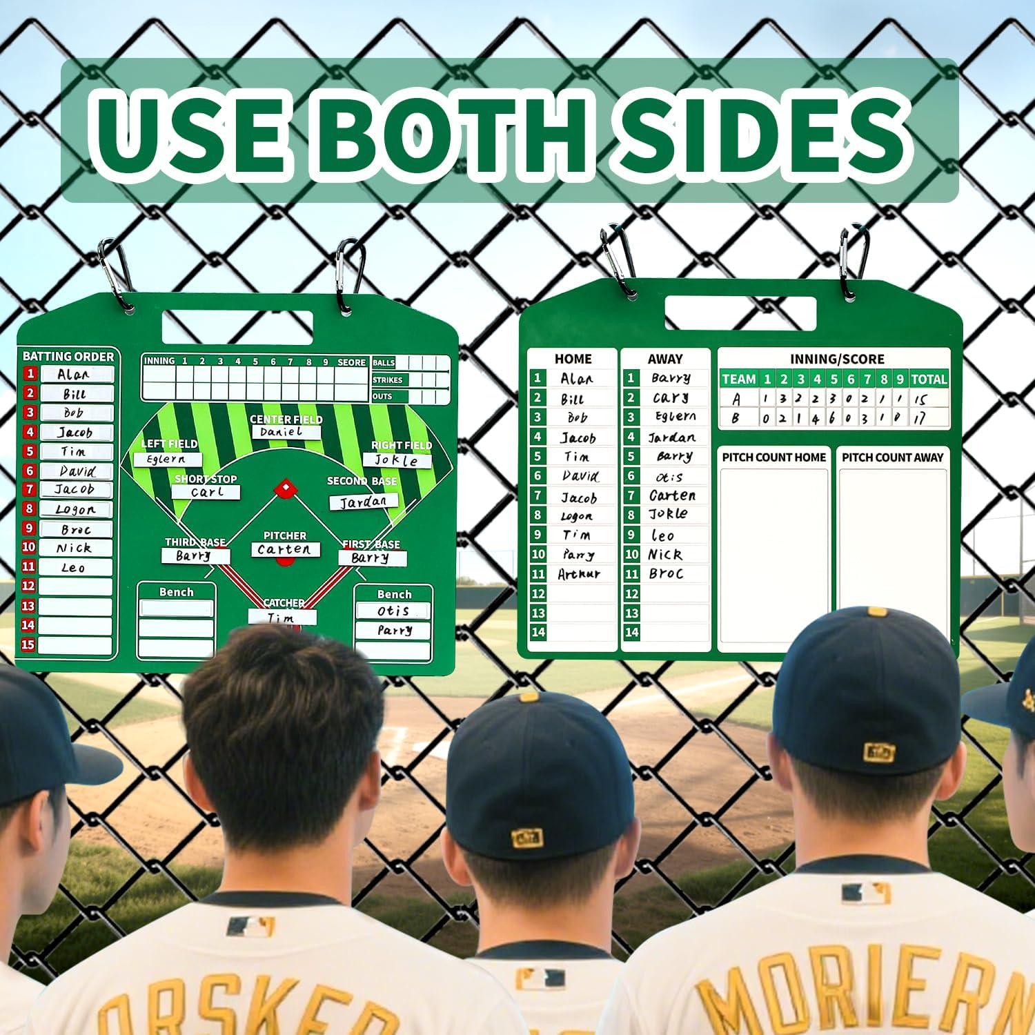 Tablero de Alineación de Béisbol Magnético AHNHSKY 32.5x28.5cm