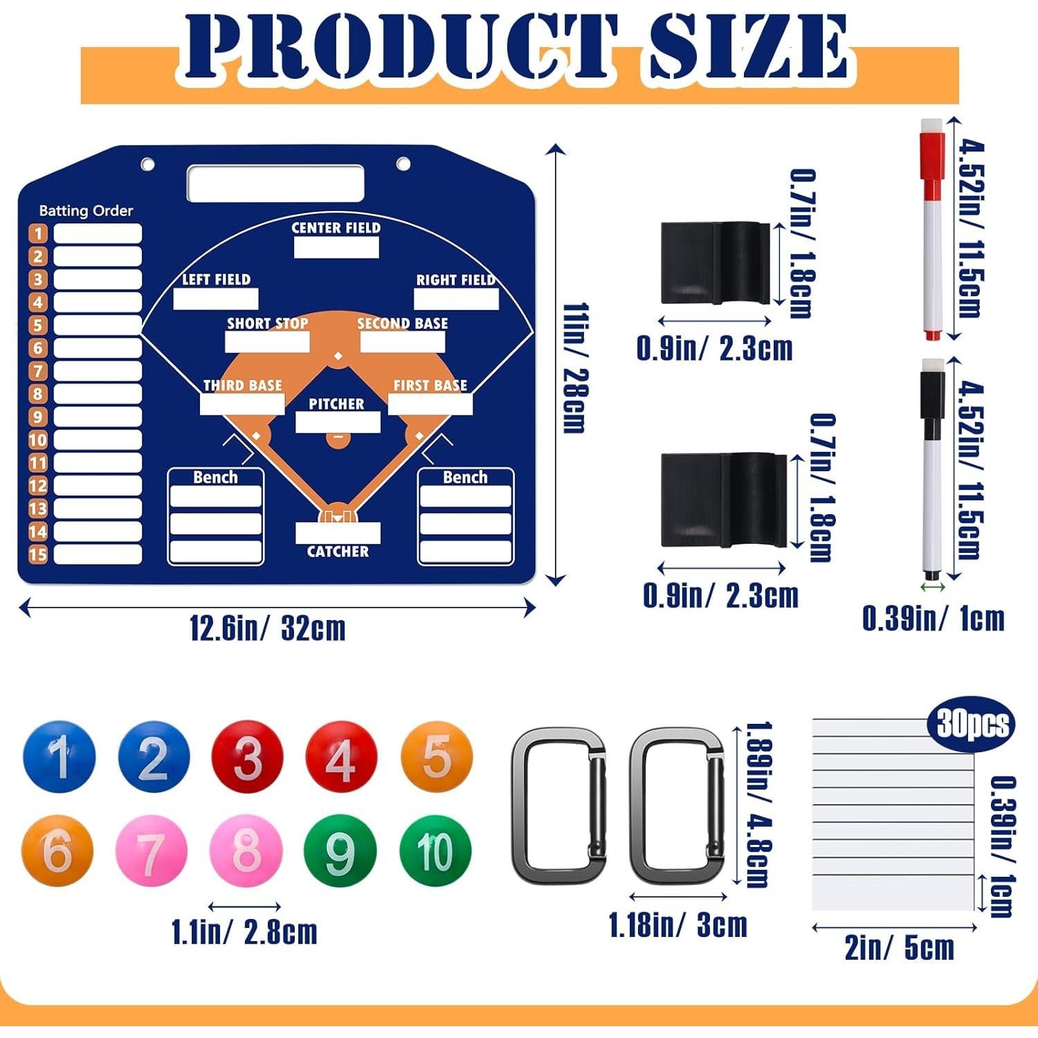 Tablero de Entrenamiento de Béisbol AngleKai 32x27.9cm