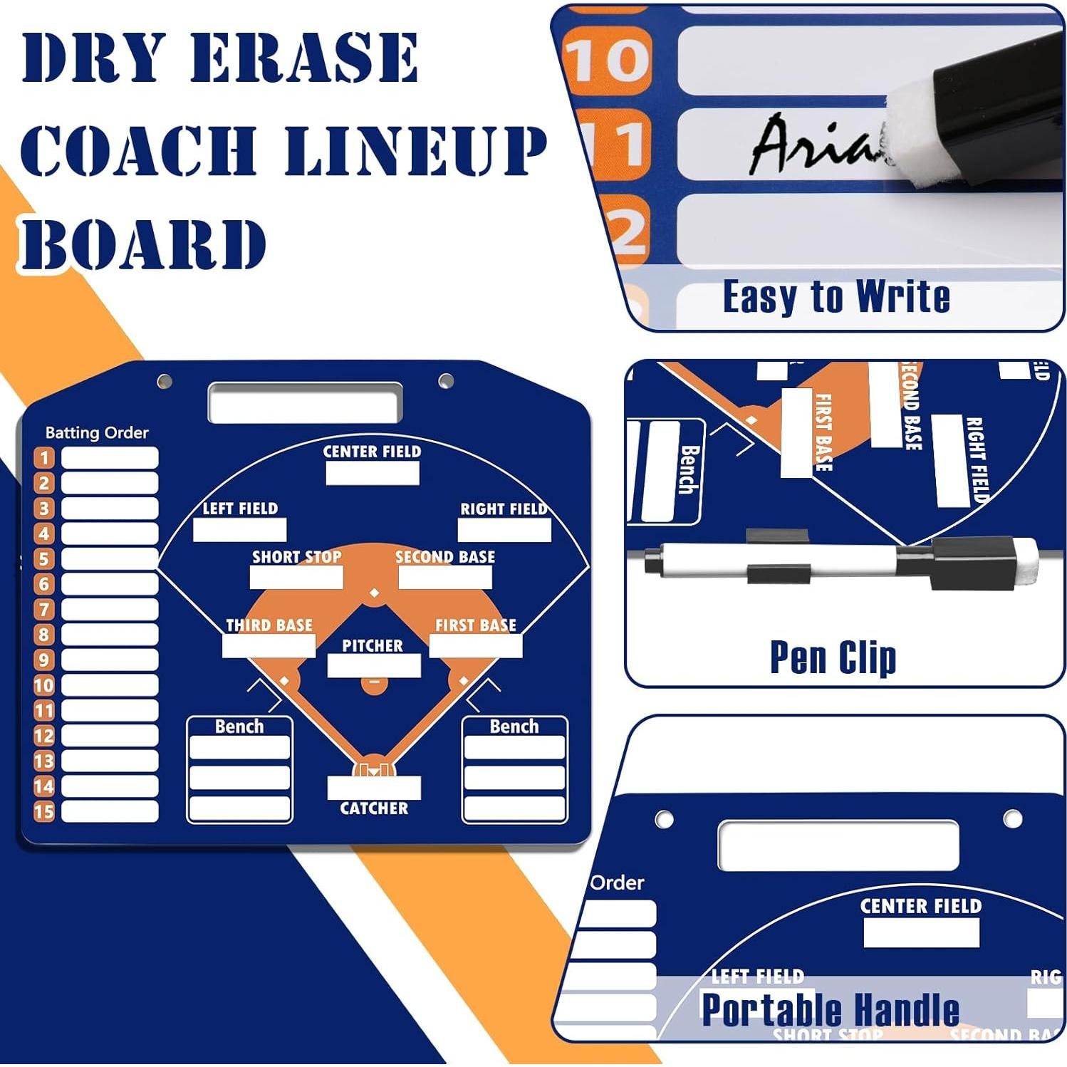 Tablero de Entrenamiento de Béisbol AngleKai 32x27.9cm