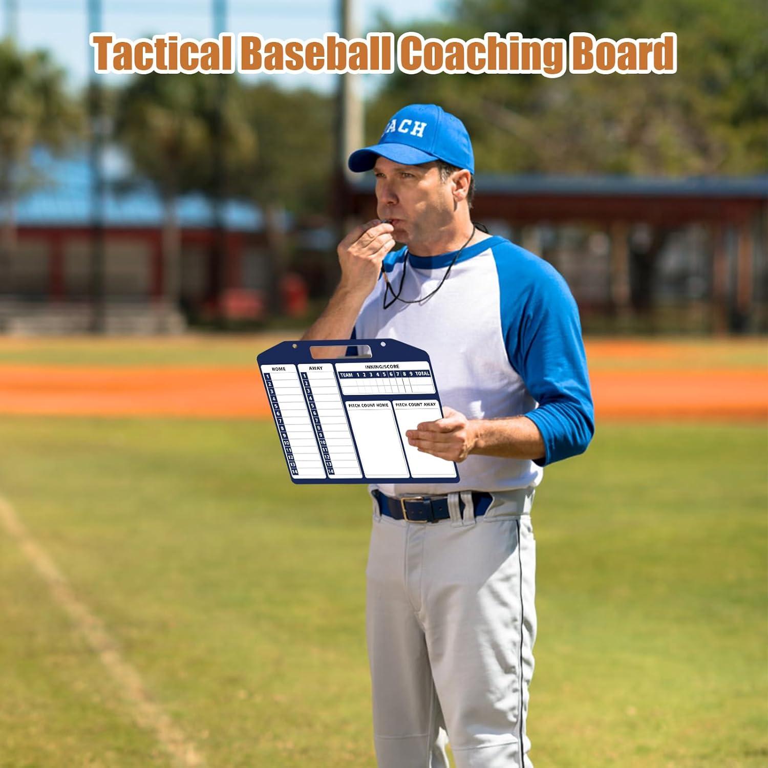 Portapapeles Magnético Anglecai para Entrenador de Béisbol Doble Cara