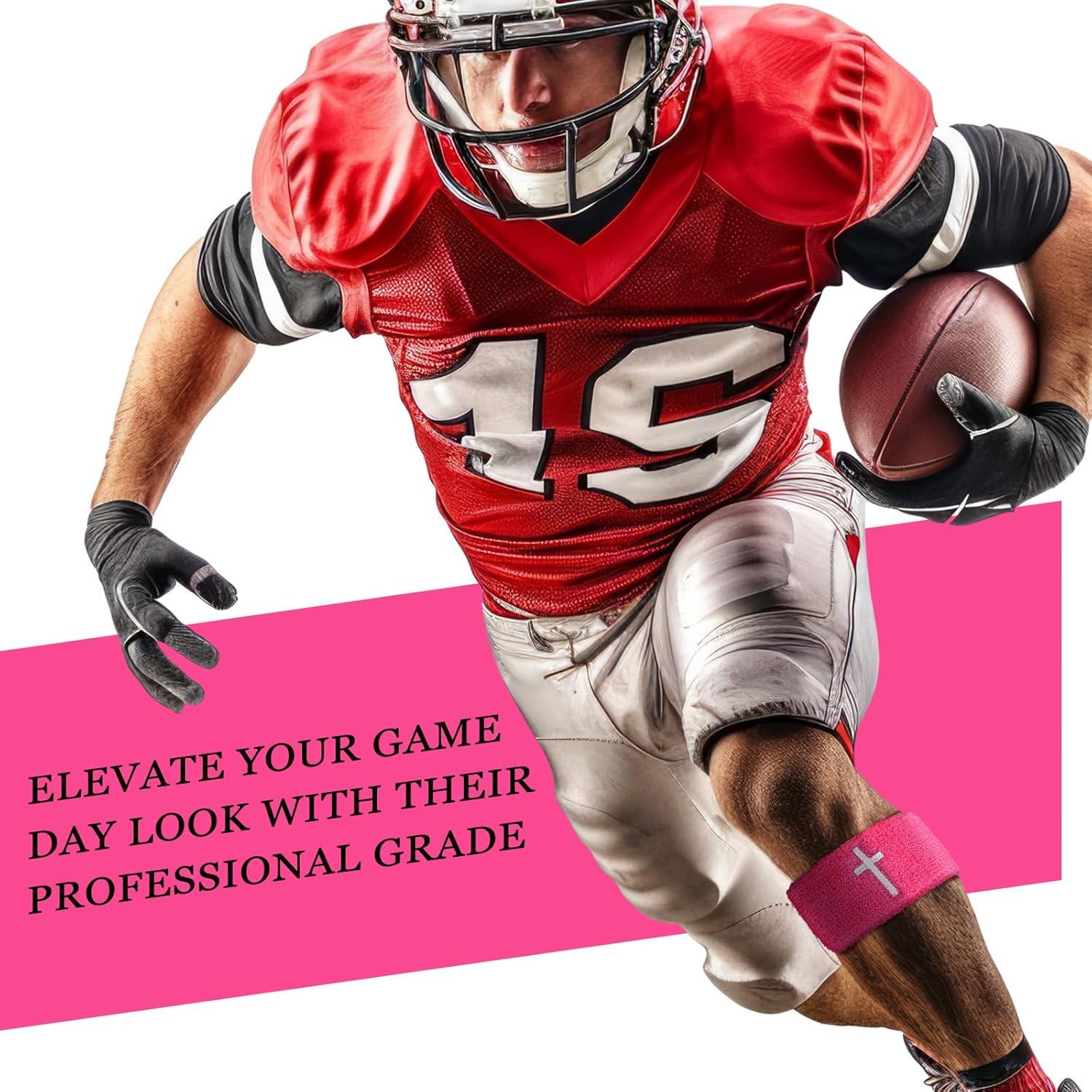 Zeyune 8 Bandas de Sudor para Brazos Rosa Cruz Deportivas