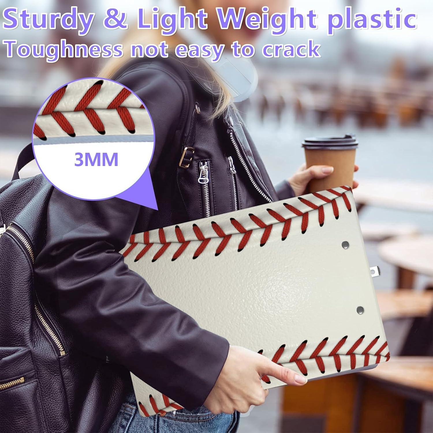 Clipboard A4 EMXION Textura de Béisbol con Clip Metálico