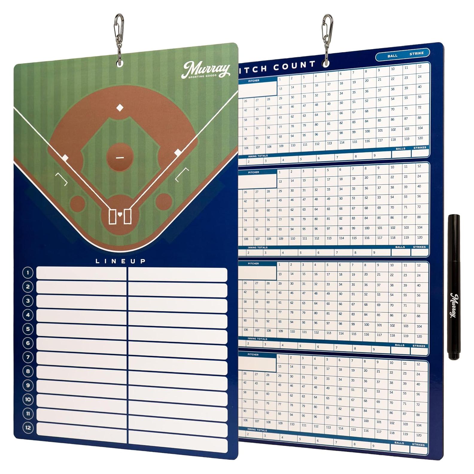 Portaplanos para Entrenadores de Béisbol Murray Sporting Goods 38x23cm