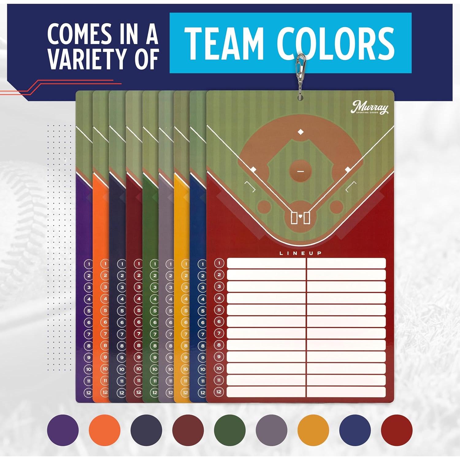 Portaplanos para Entrenadores de Béisbol Murray Sporting Goods 38x23cm