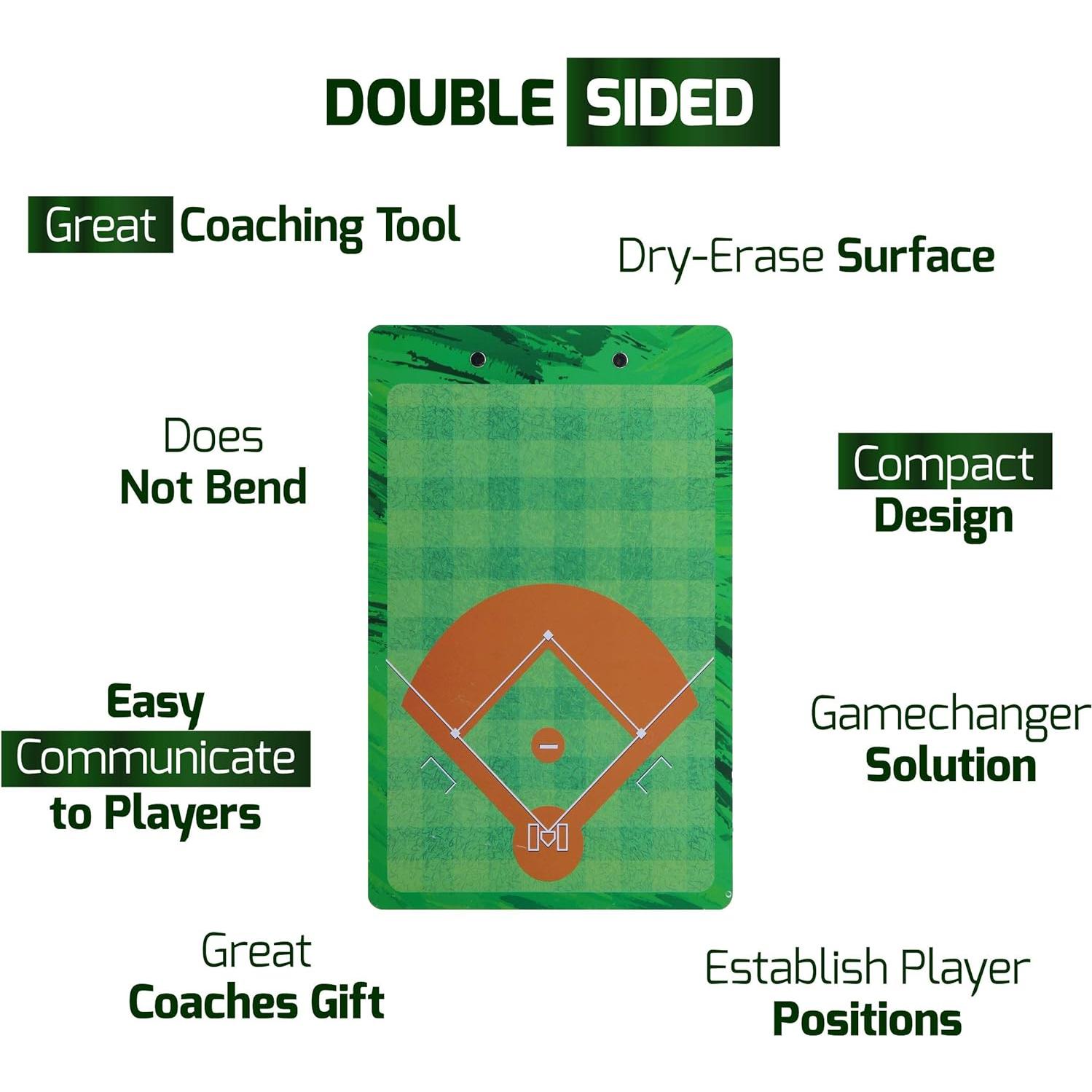 Portaplanos de Borrado en Seco Budgetizer para Entrenadores de Béisbol