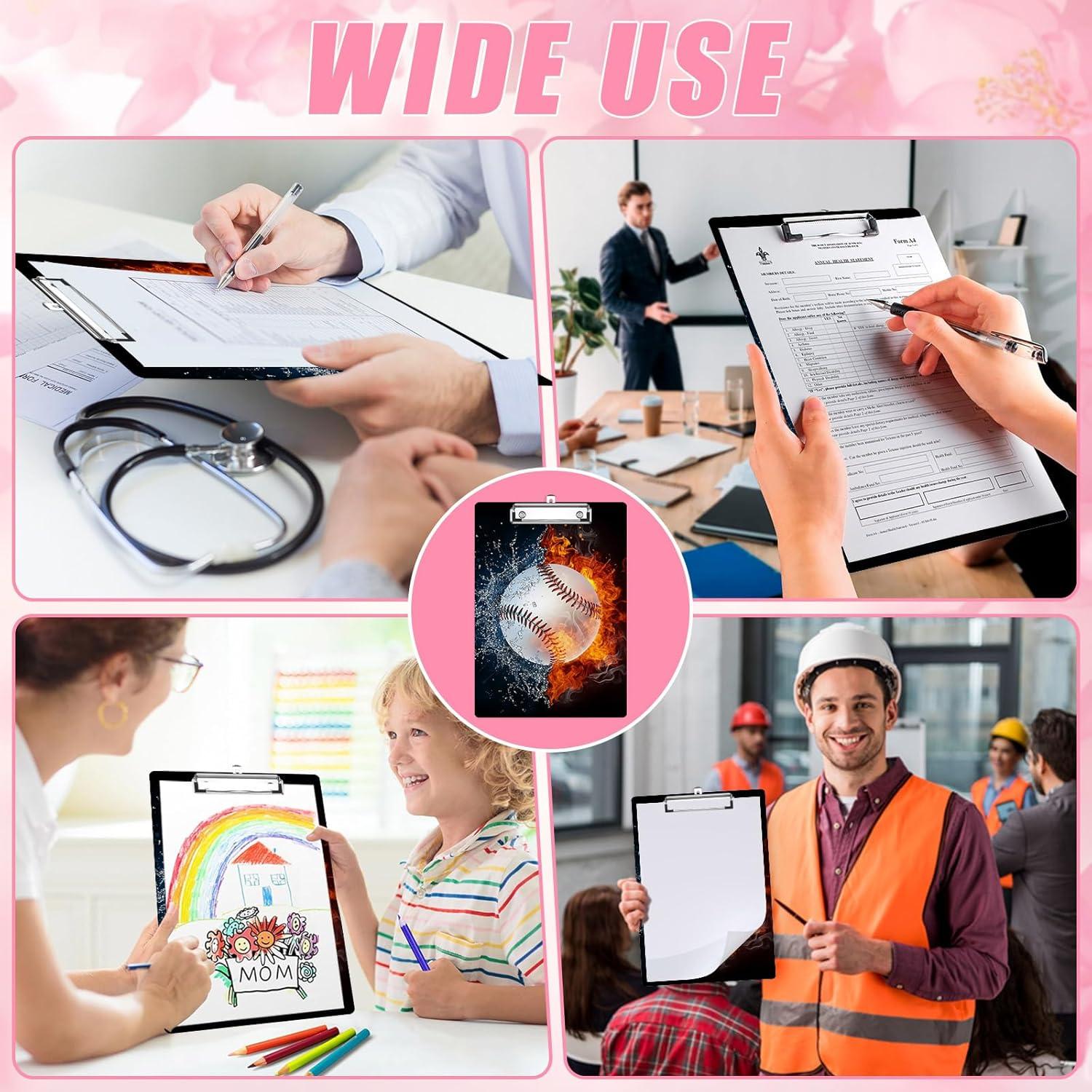 Portapapeles A4 EMXION con Clip de Metal - Diseño Béisbol