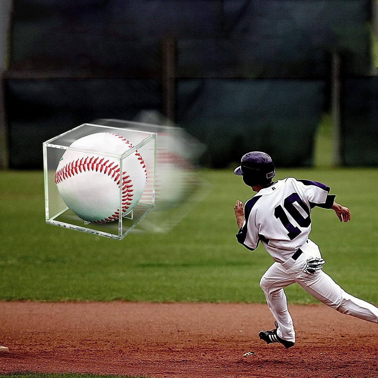 Estuche para Béisbol Danodoi Acrílico Transparente 8x8x8 cm