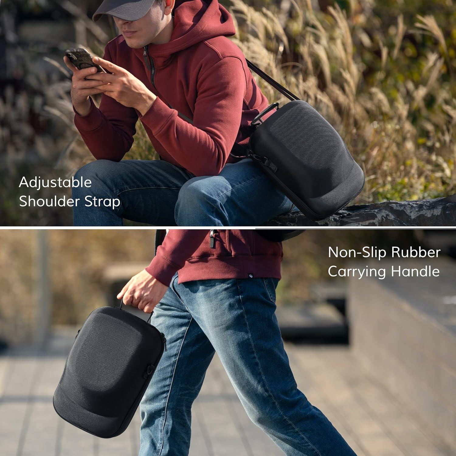 Funda de Viaje para Gorras Ozueccr - Organizador Negro para 6 Gorras