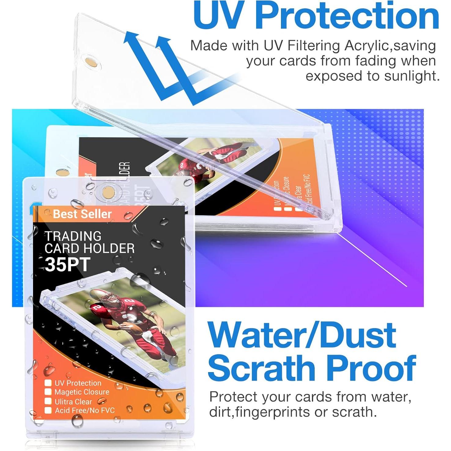 Paquete de 10 Soportes Magnéticos para Tarjetas SUNEZLGO 35PT