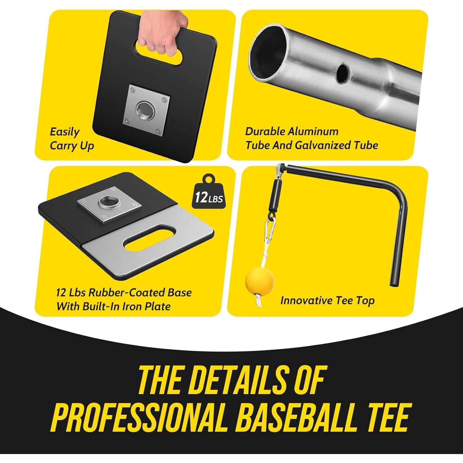 Entrenador de Bateo Patiassy Ajustable con Bolsa de Agua