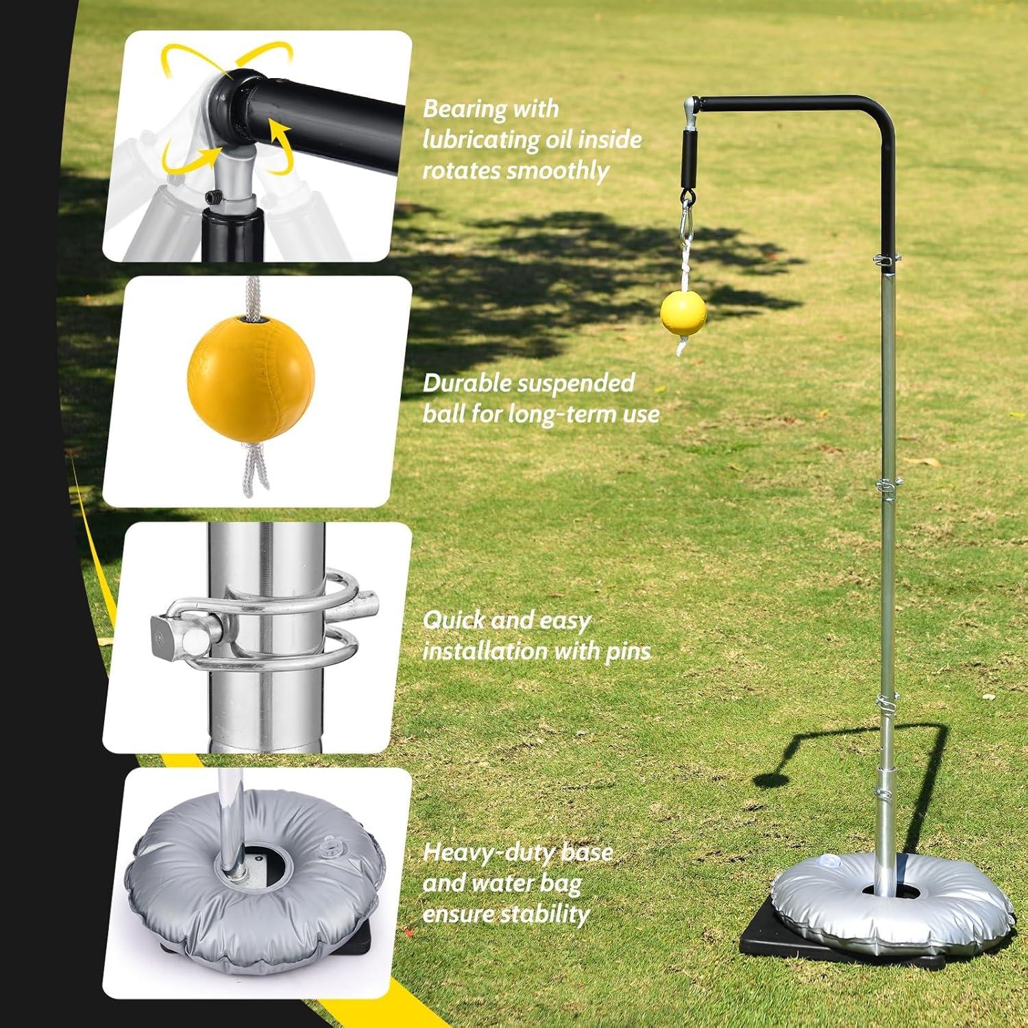 Entrenador de Bateo Patiassy Ajustable con Bolsa de Agua