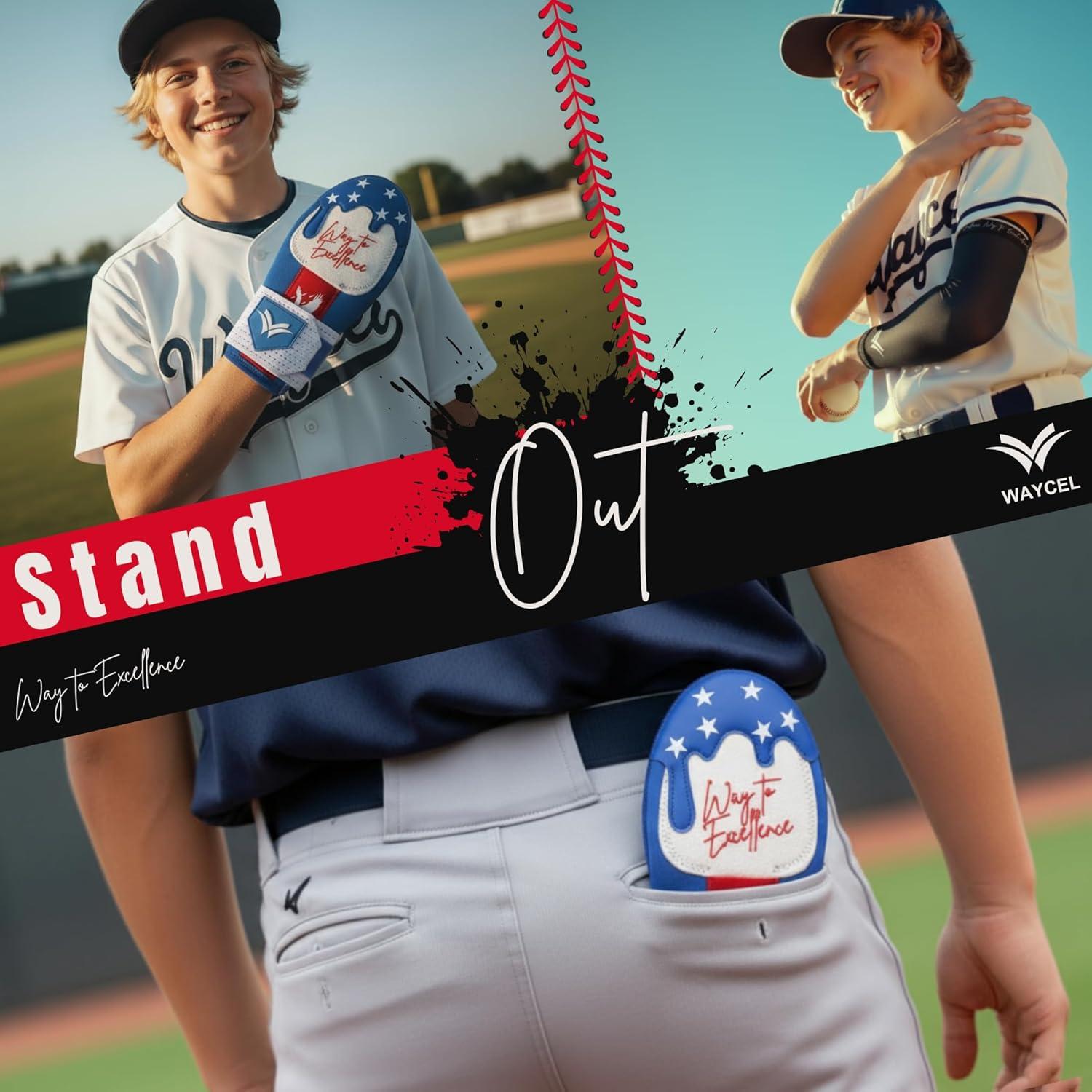 Guante Deslizante de Béisbol Waycel América para Jóvenes