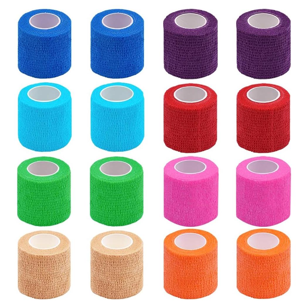 Paquete de 16 vendajes autoadhesivos Clooflar 5 cm x 4.57 m