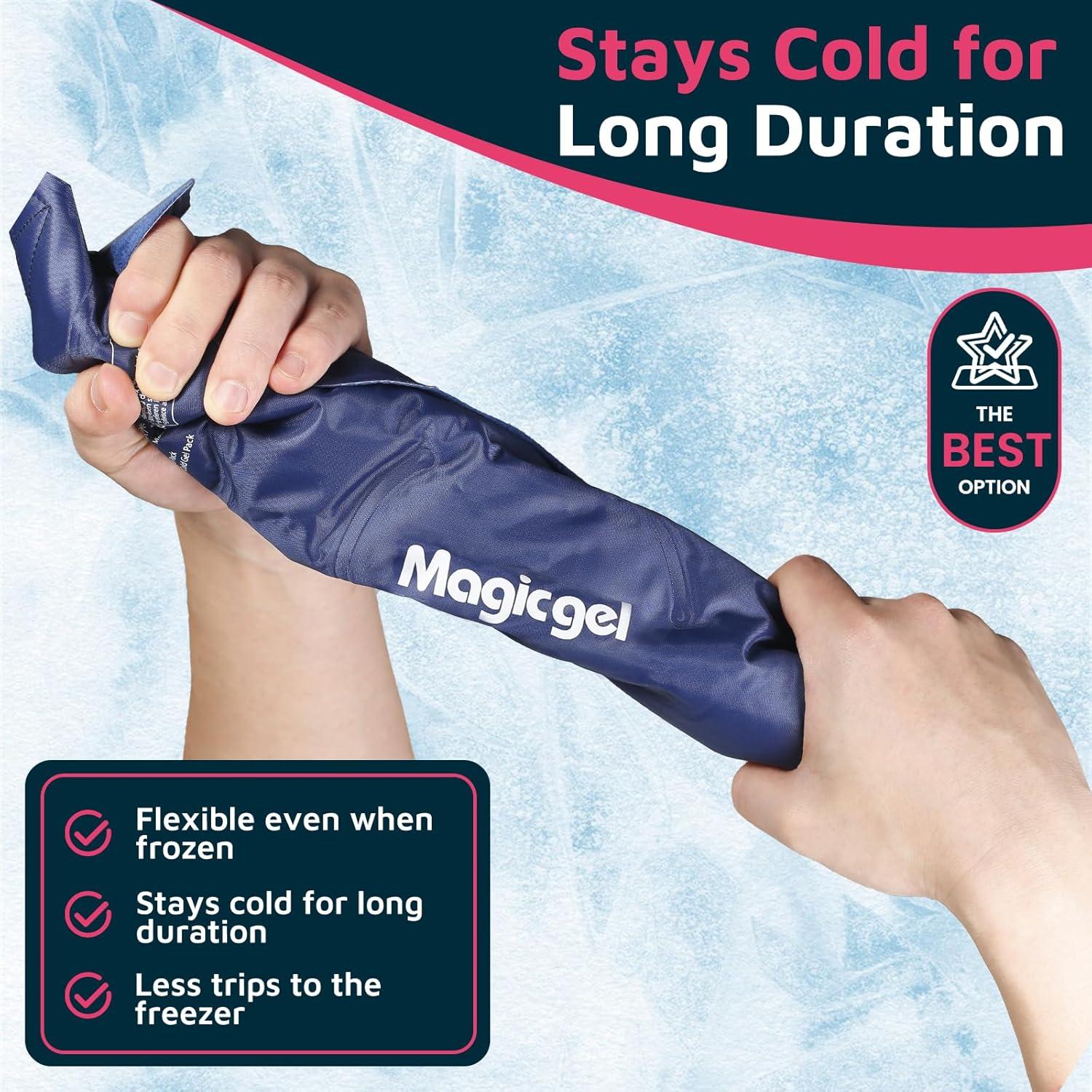 Funda de Hielo para Codo Magic Gel - Reutilizable y Ajustable