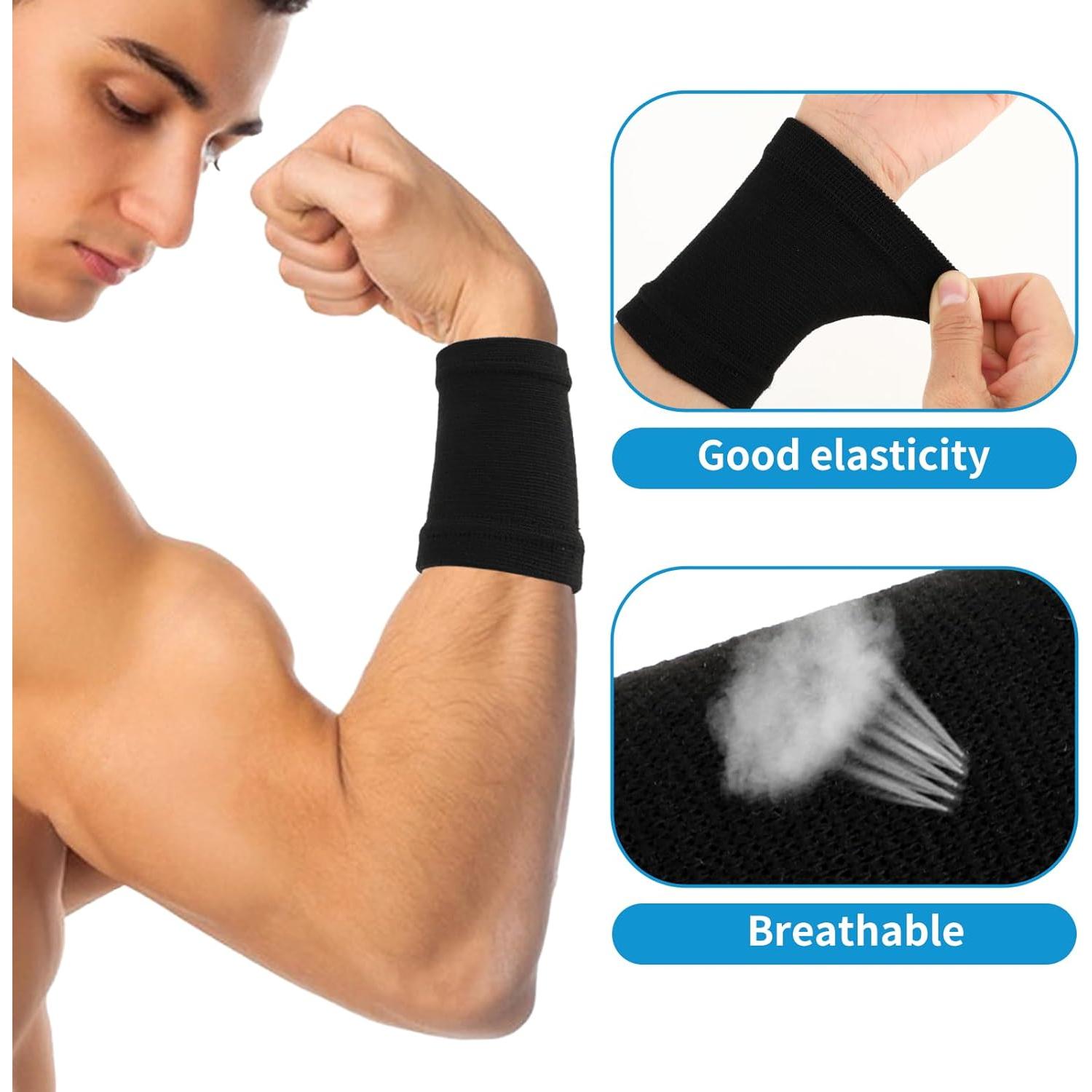 Manga de Compresión para Muñeca COMNICO - 2 Pares Negro