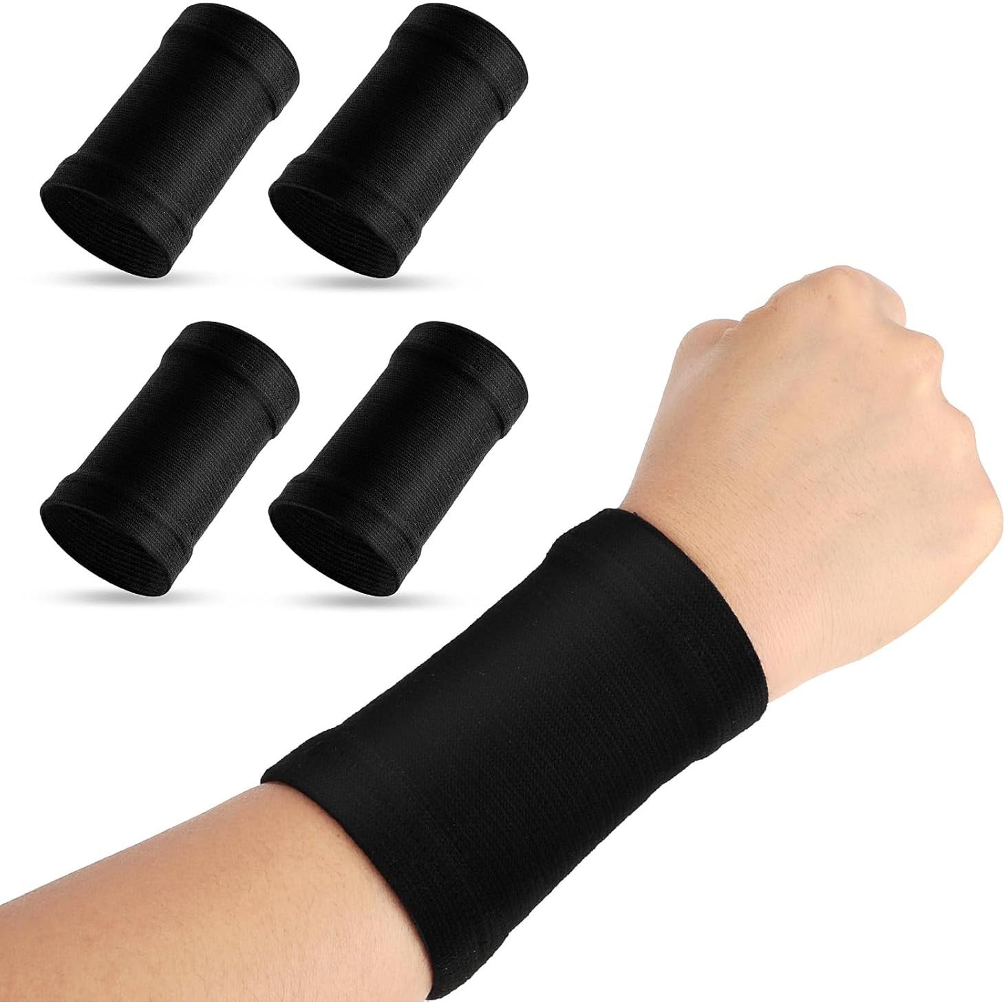 Manga de Compresión para Muñeca COMNICO - 2 Pares Negro