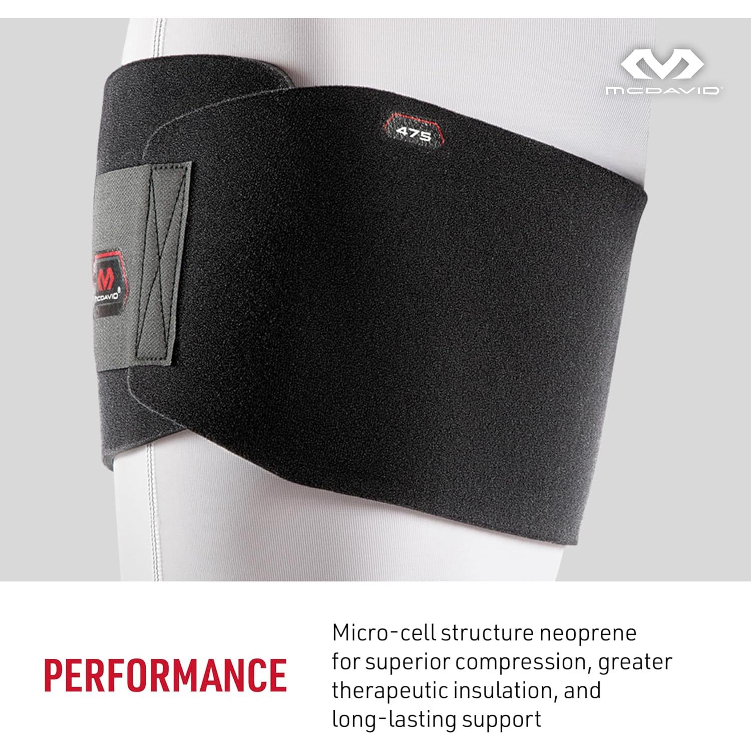 Faja Ajustable para ingle McDavid 475 Negra Talla Única