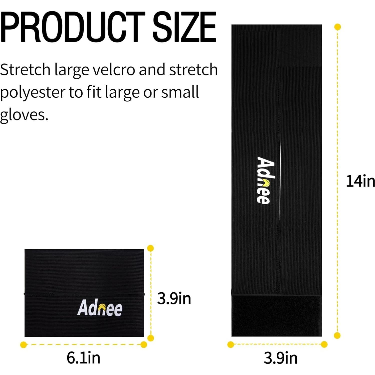 Correa de Guante de Béisbol Adnee - Banda Elástica Ajustable