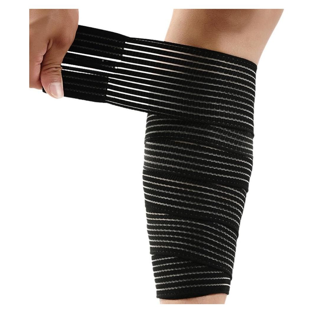 Manga de Compresión para Pantorrilla SUYACAL Talla Grande Negro