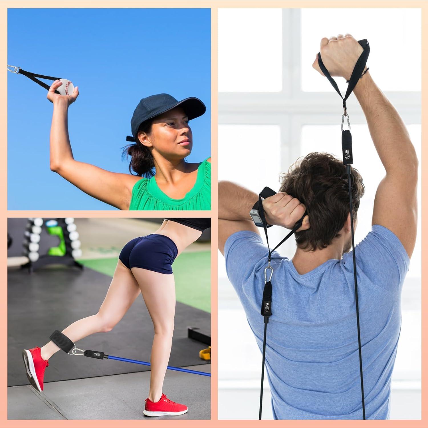 Bandas de Resistencia COITEK para Béisbol - 5 Niveles Ajustables