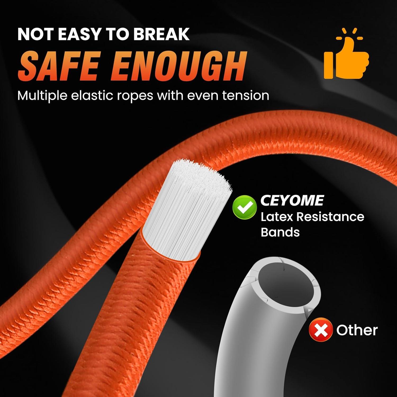 Kit de Entrenamiento de Bandas de Resistencia CEYOME 5 Niveles