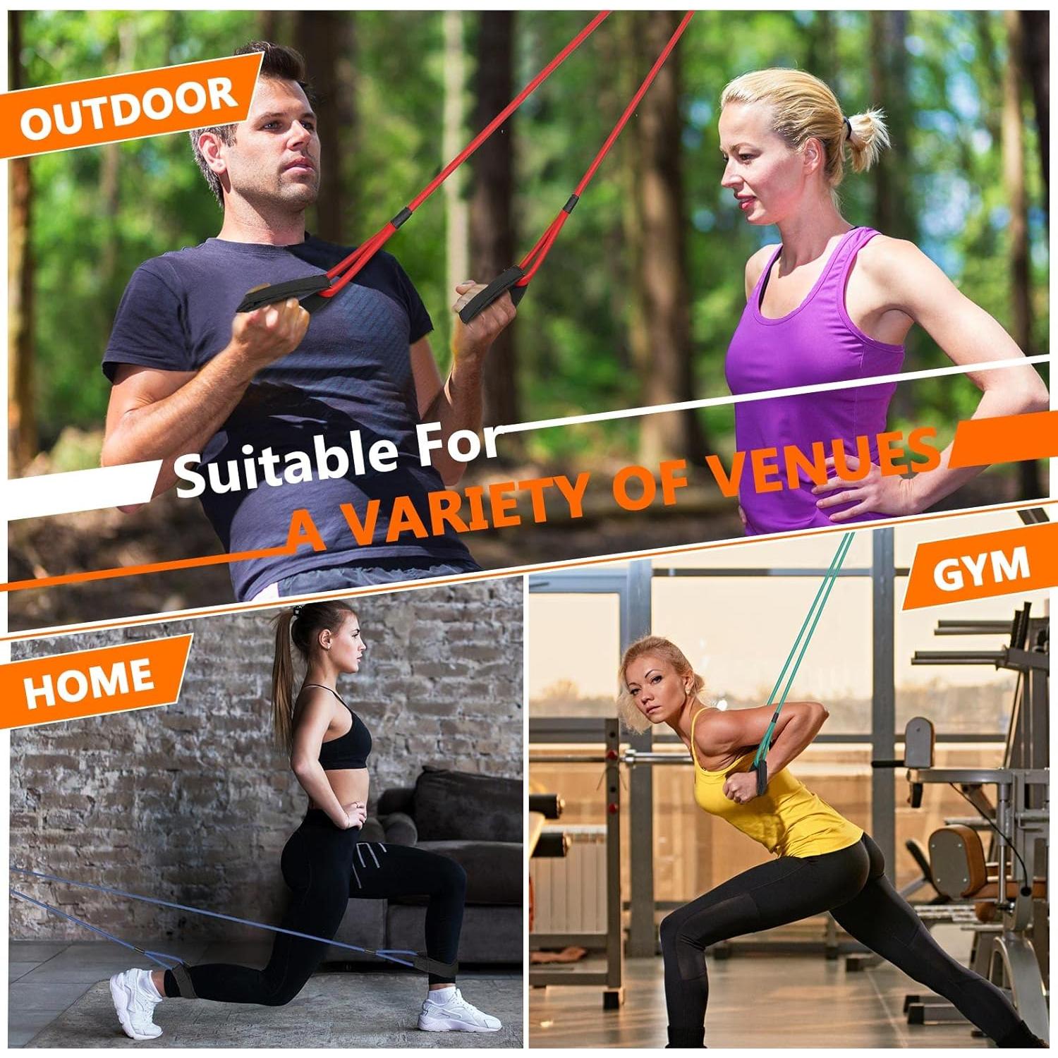 Bandas de Resistencia Skylety para Béisbol - 4 Niveles, 9 a 22.68 Kg