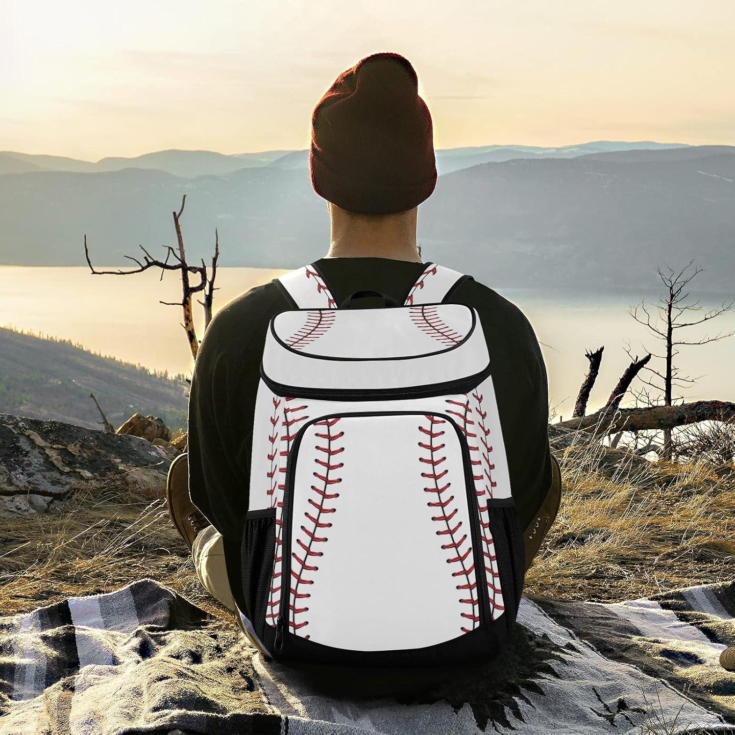 Mochila Enfriadora Aislada xigua Rayas Béisbol 33x20x43cm