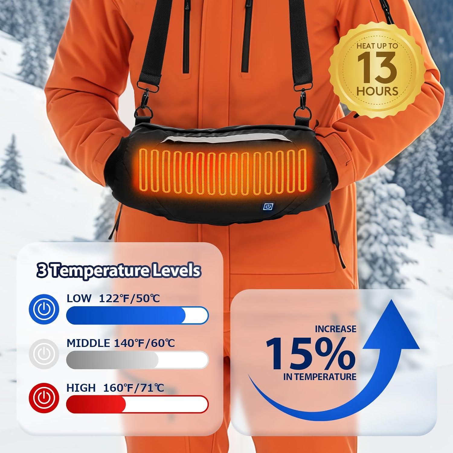 Calentador de Manos Recargable Chemotex 10000mAh 3 Temperaturas