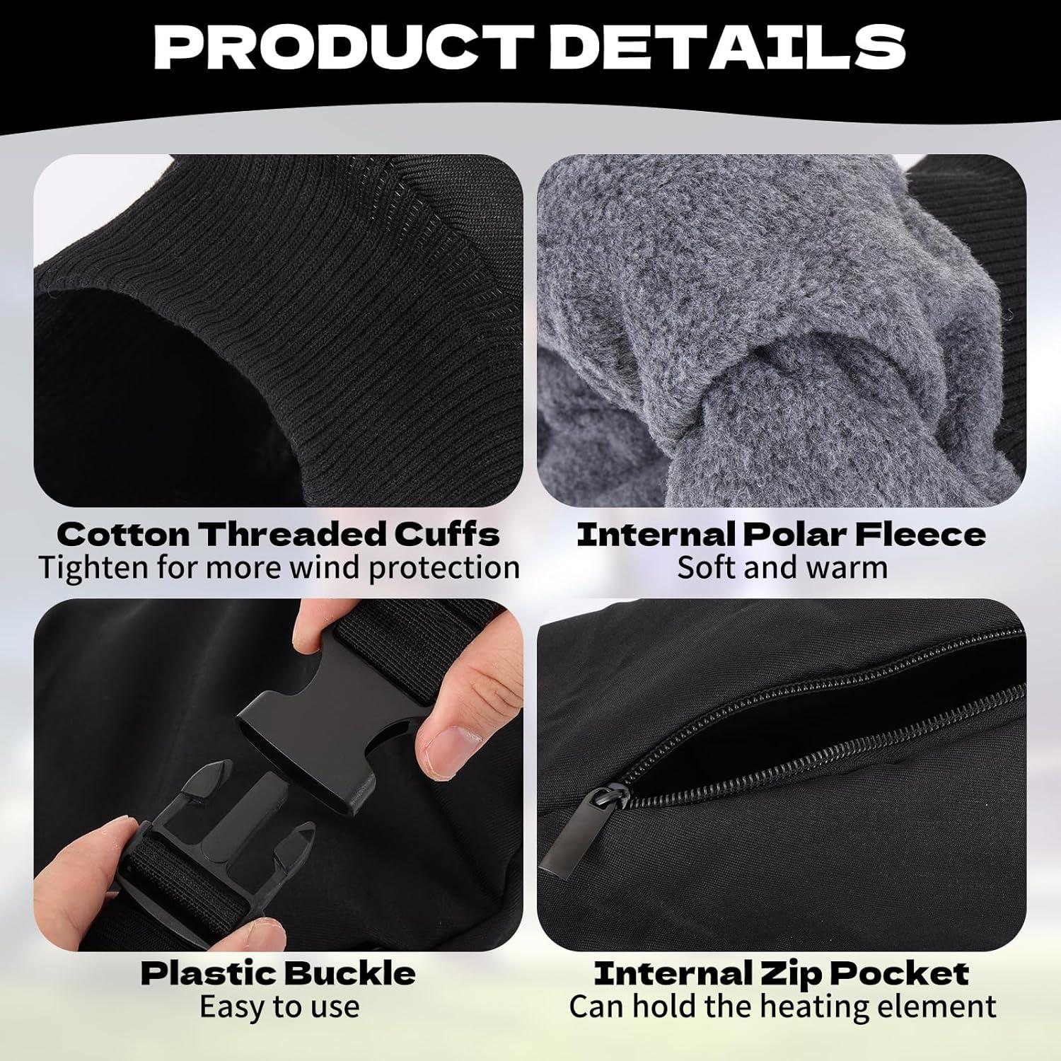 Bolsa Calentadora de Manos Hlimior GLQNSB001 43.94x14.99cm Negra