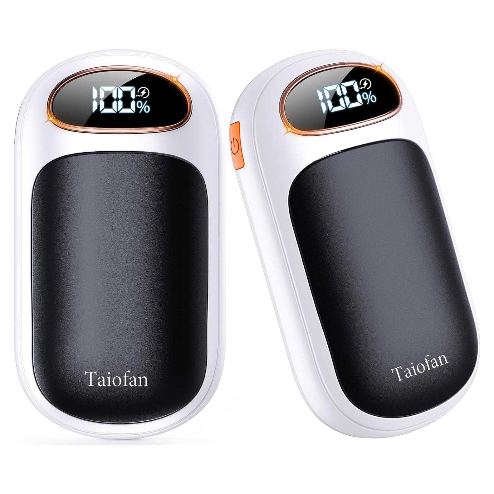 Calentador de Manos Recargable Taiofan TK05 - 2 Paquete, USB, 4 Niveles
