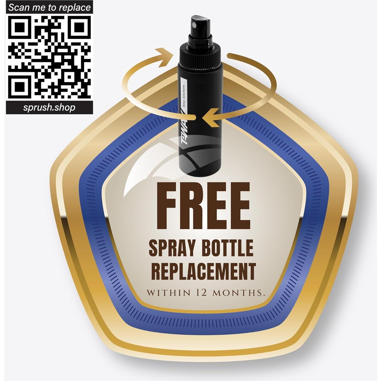 Limpiador de Palos de Golf Sprush - Rociador, Cepillo y Secador