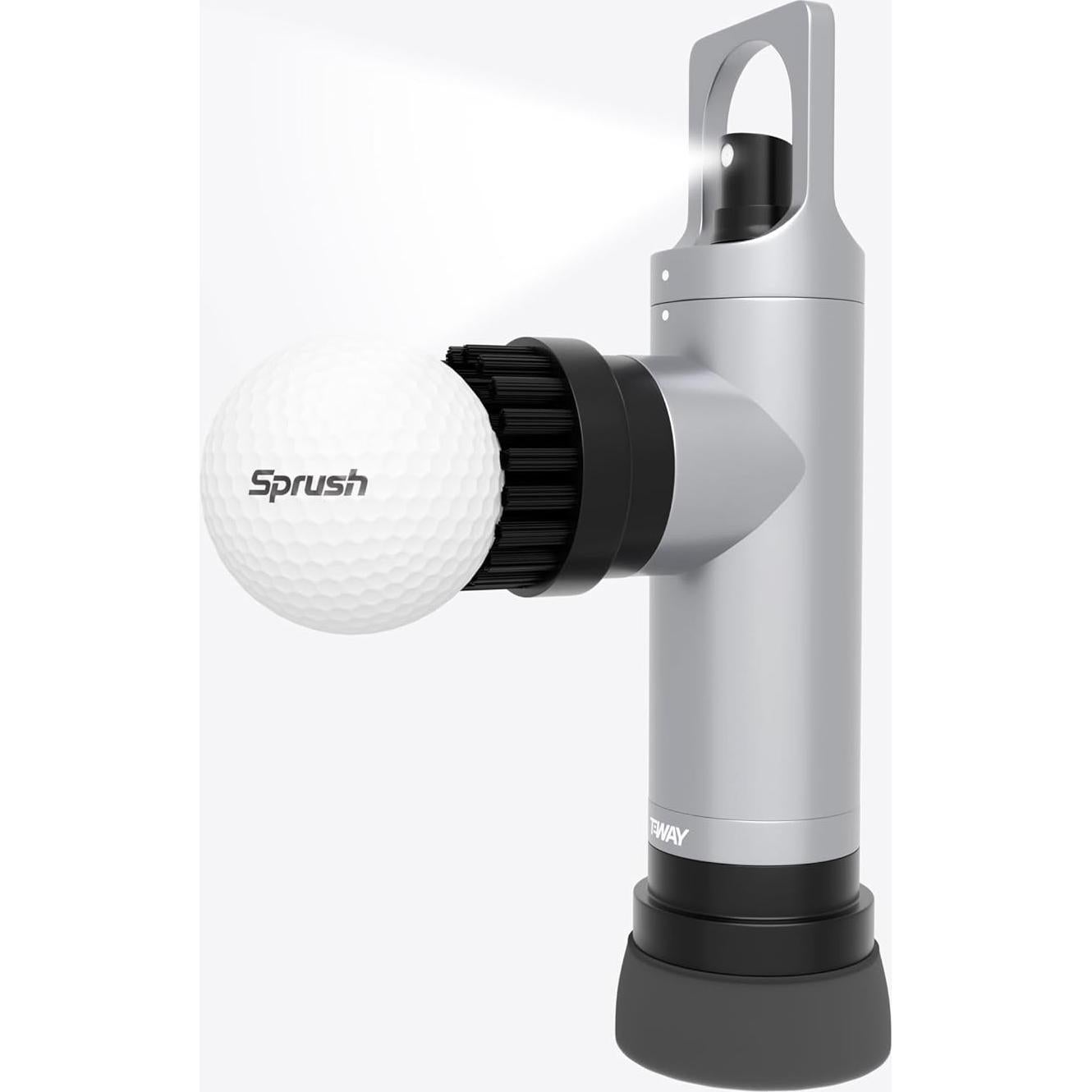 Limpiador de Palos de Golf Sprush - Rociador, Cepillo y Secador