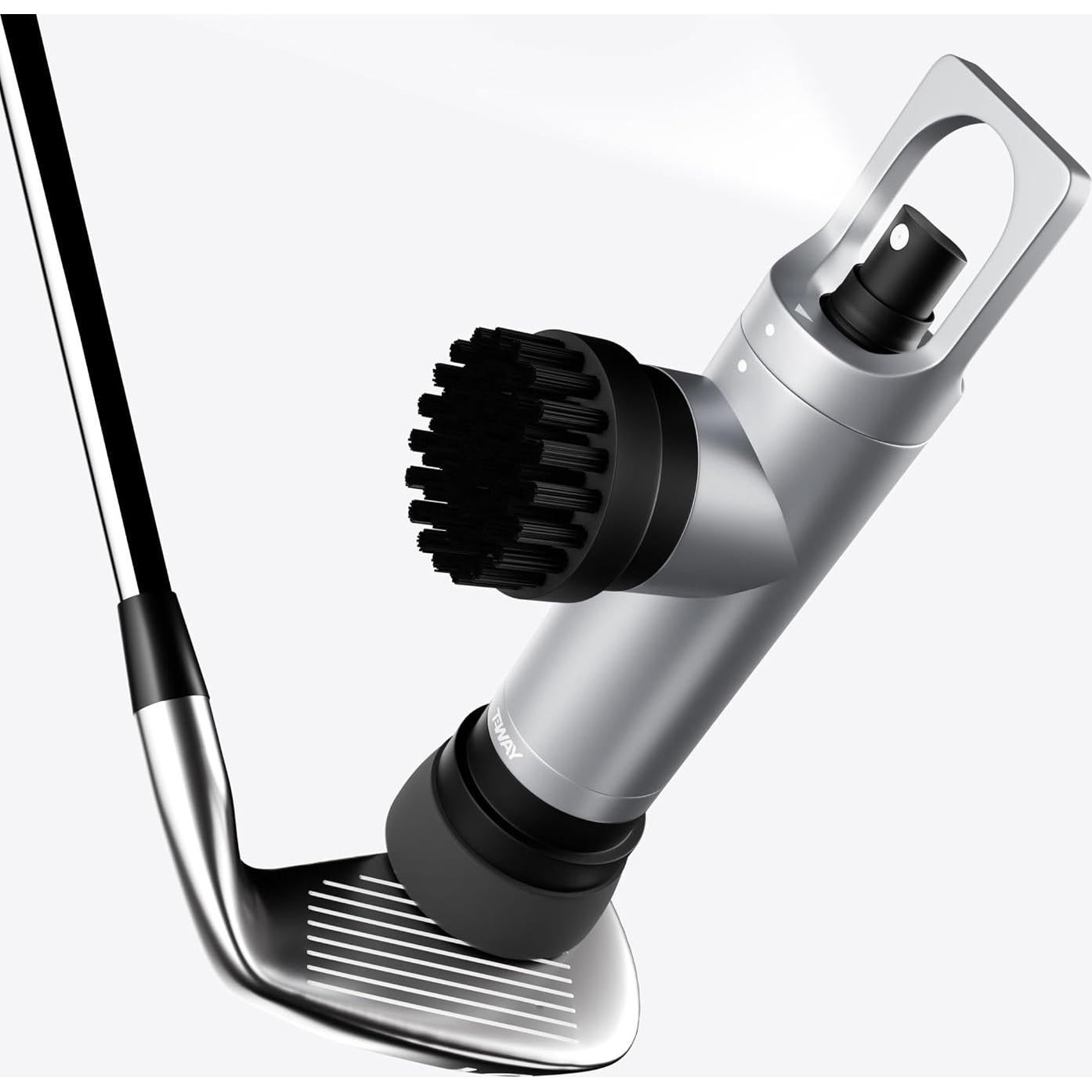 Limpiador de Palos de Golf Sprush - Rociador, Cepillo y Secador