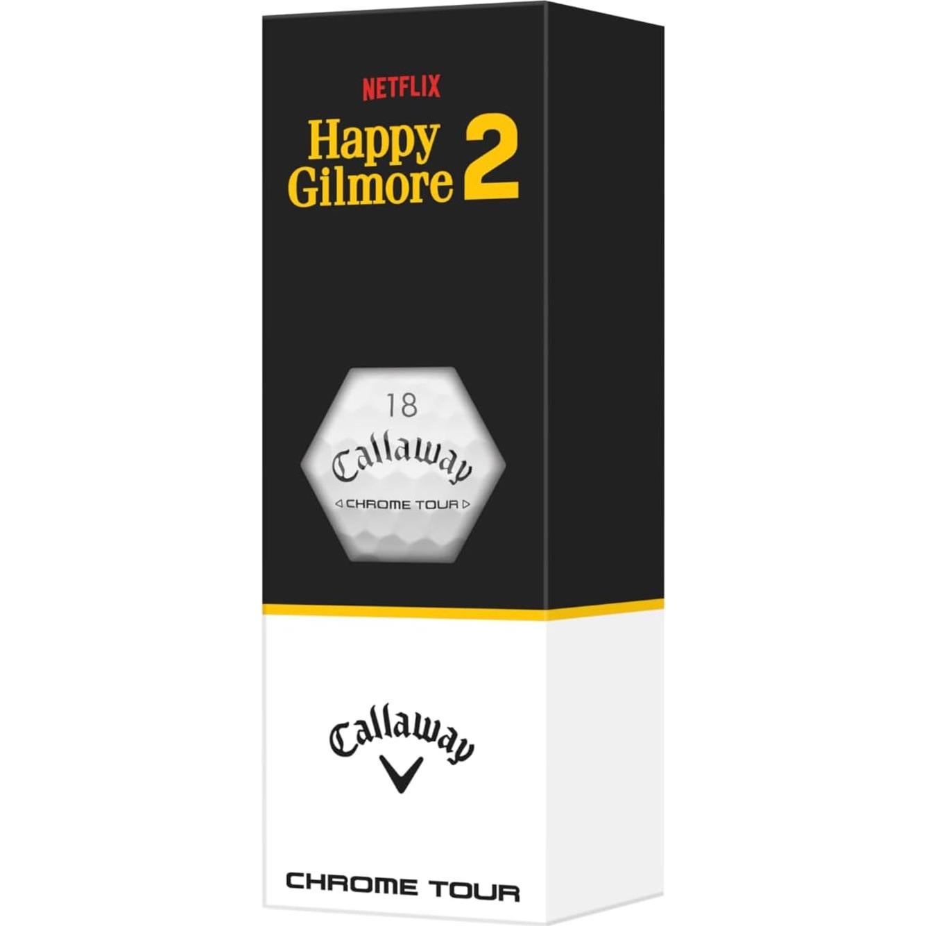 Pelota de Golf Callaway Happy Gilmore Chrome Tour 1 Unidad
