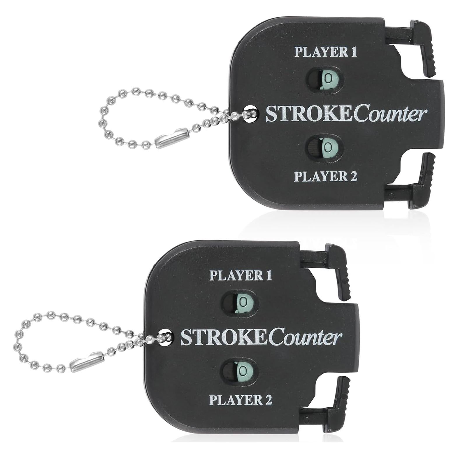 Contador de Golpes de Golf PEUTIER - 2 Piezas, Negro