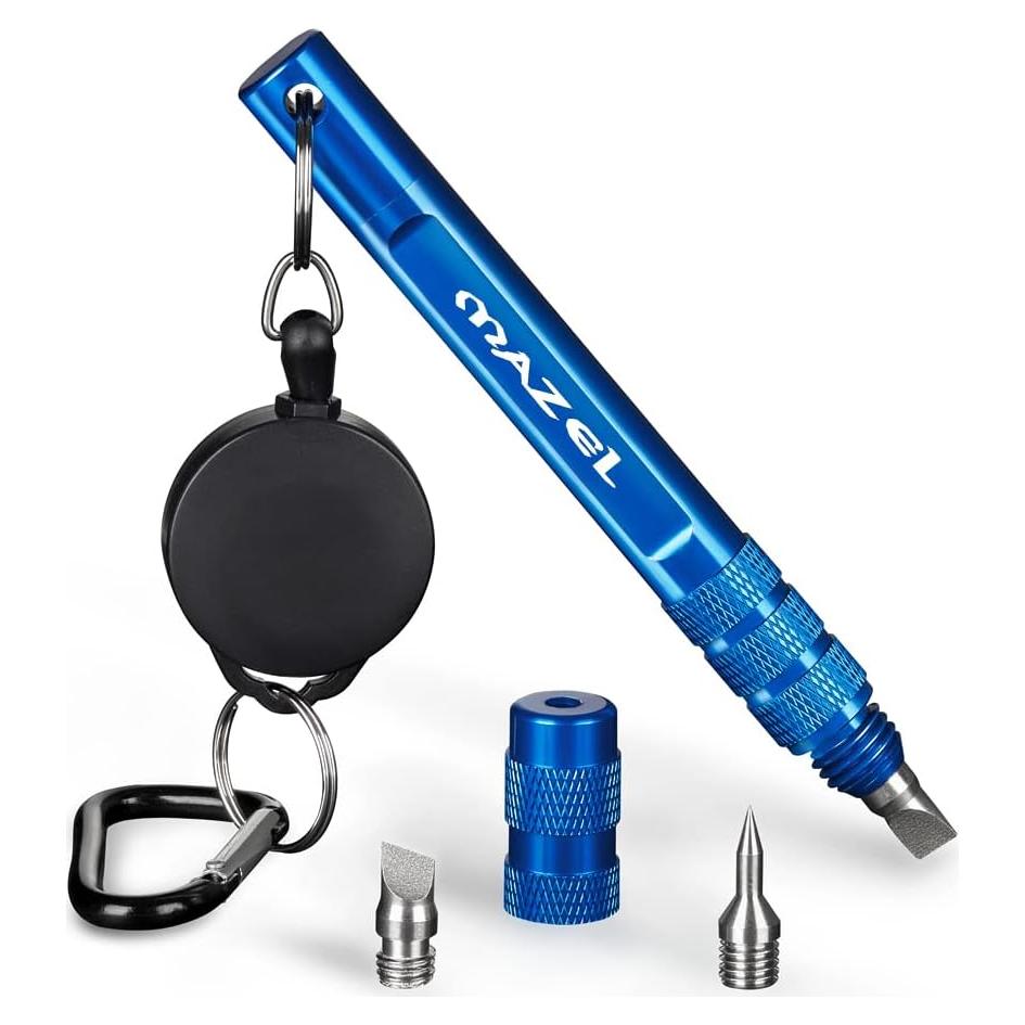 Afilador de Ranuras de Palos de Golf MAZEL - 3 en 1, Aluminio