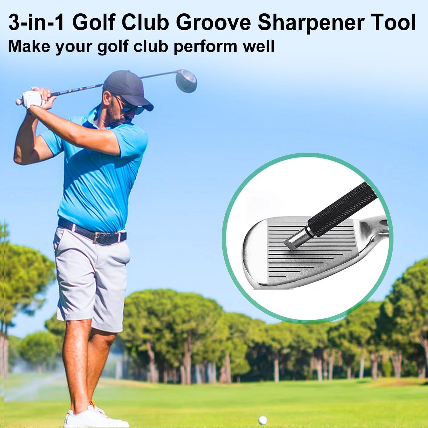 Afilador de Ranuras para Palos de Golf ACCTOLF 3 en 1