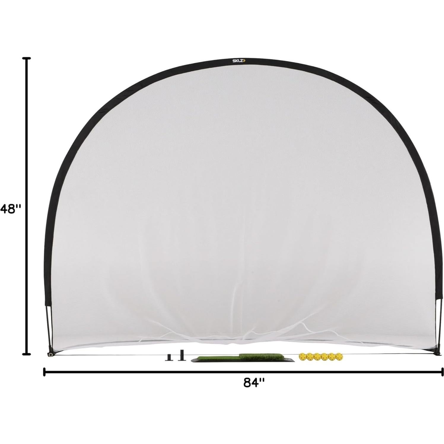 Kit de Golf en Casa SKLZ con Red 2.13m, Pelotas y Plataforma