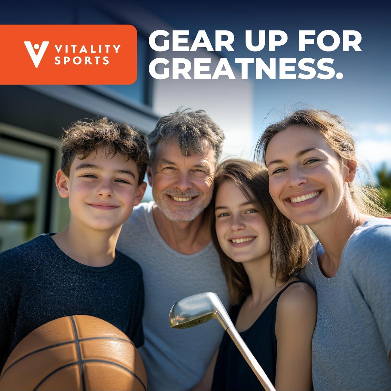 Juego de Chipping de Golf Vitality Sports - 3 Redes y Alfombrilla