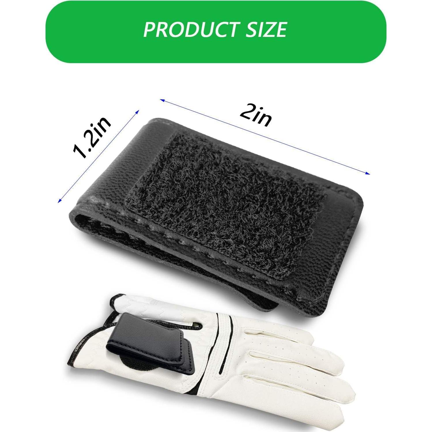 Clip para Guantes de Golf BUMOVE - Soporte Ventilado Negro