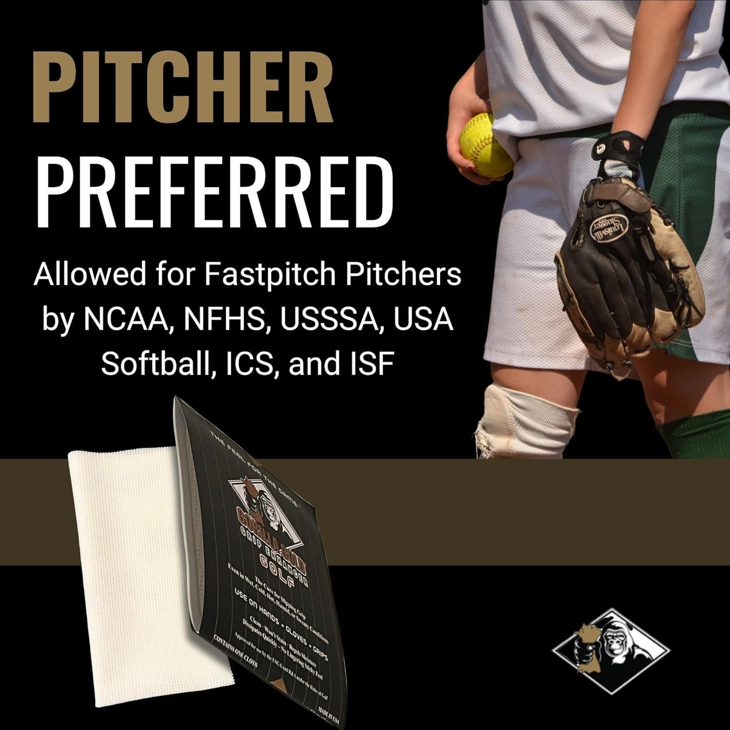 Mejorador de Agarre Gorilla Gold - Paquete de 3 Toallas