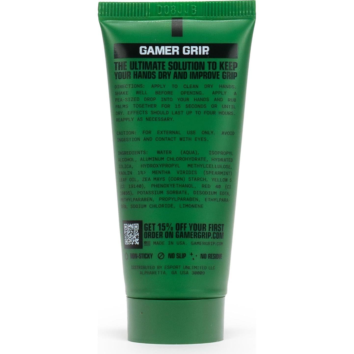 Crema para Manos Gamer Grip Golf - Antideslizante 1 oz