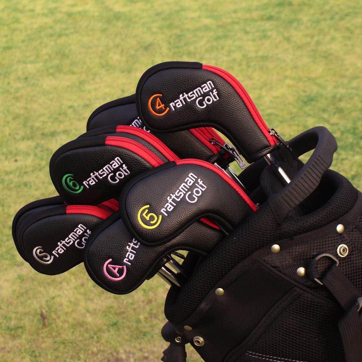 Set de 11 Cubiertas de Hierro CRAFTSMAN GOLF - Cuero Sintético Negro