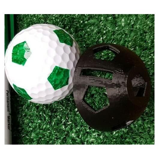 Marcador de Pelotas de Golf Genérico - Diseño Fútbol 4.27 cm