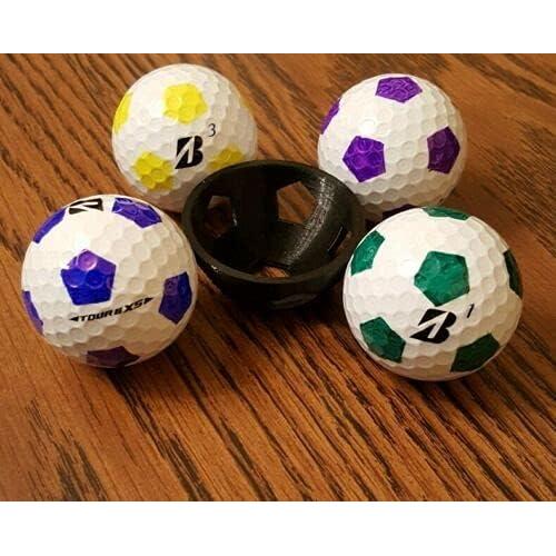 Marcador de Pelotas de Golf Genérico - Diseño Fútbol 4.27 cm
