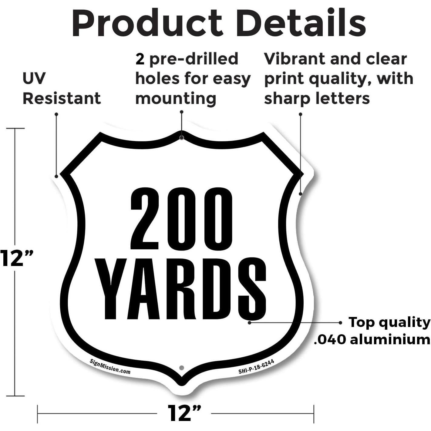 Señal de Aluminio 30.48 cm SignMission para Seguridad