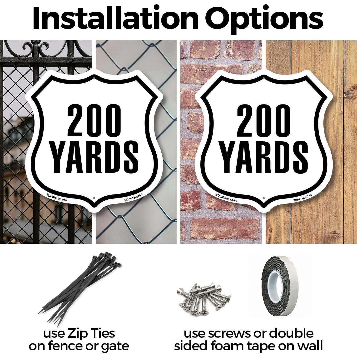 Señal de Aluminio 30.48 cm SignMission para Seguridad