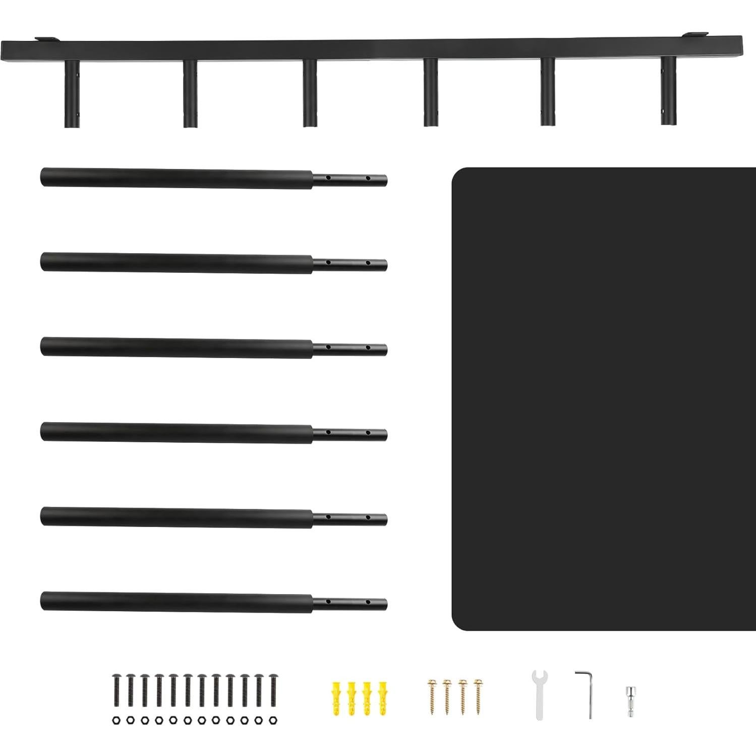 Soporte de Tabla de Surf Neorexon 6 Brazos Montaje Pared