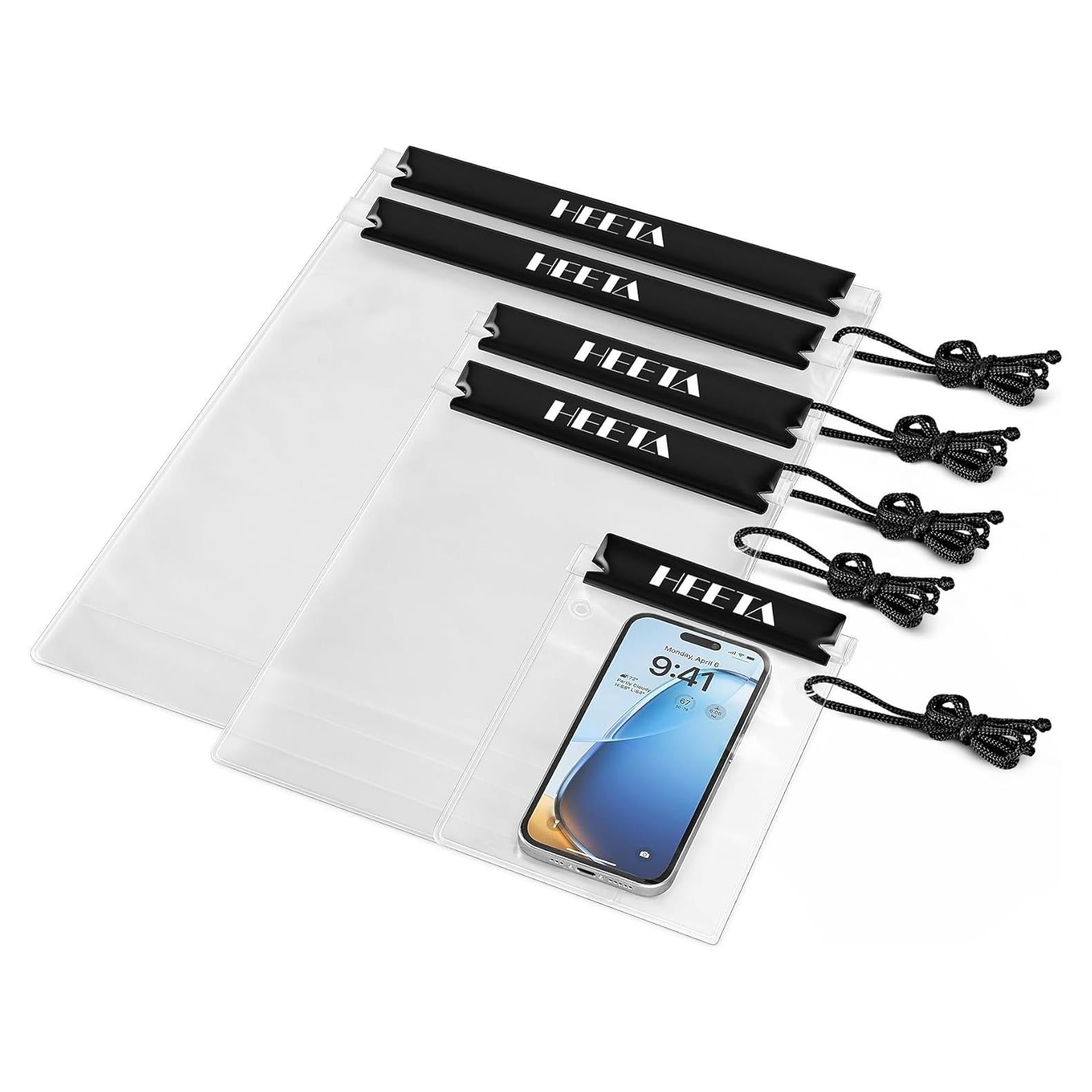 HEETA Paquete de 5 Bolsas Secas Impermeables 40.4x26.9cm